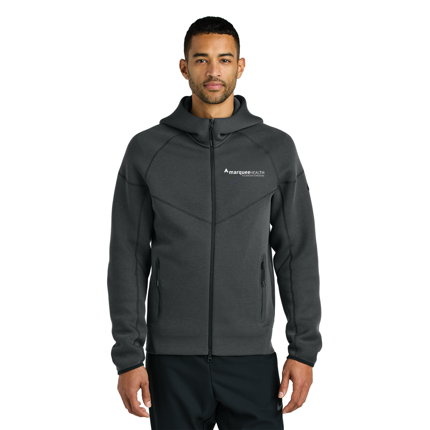 Nike Tech Fleece Full-Zip Hoodie - Anthracite Heather