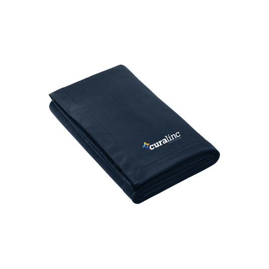 Gildan® Heavy Blend™ Fleece Stadium Blanket - Navy