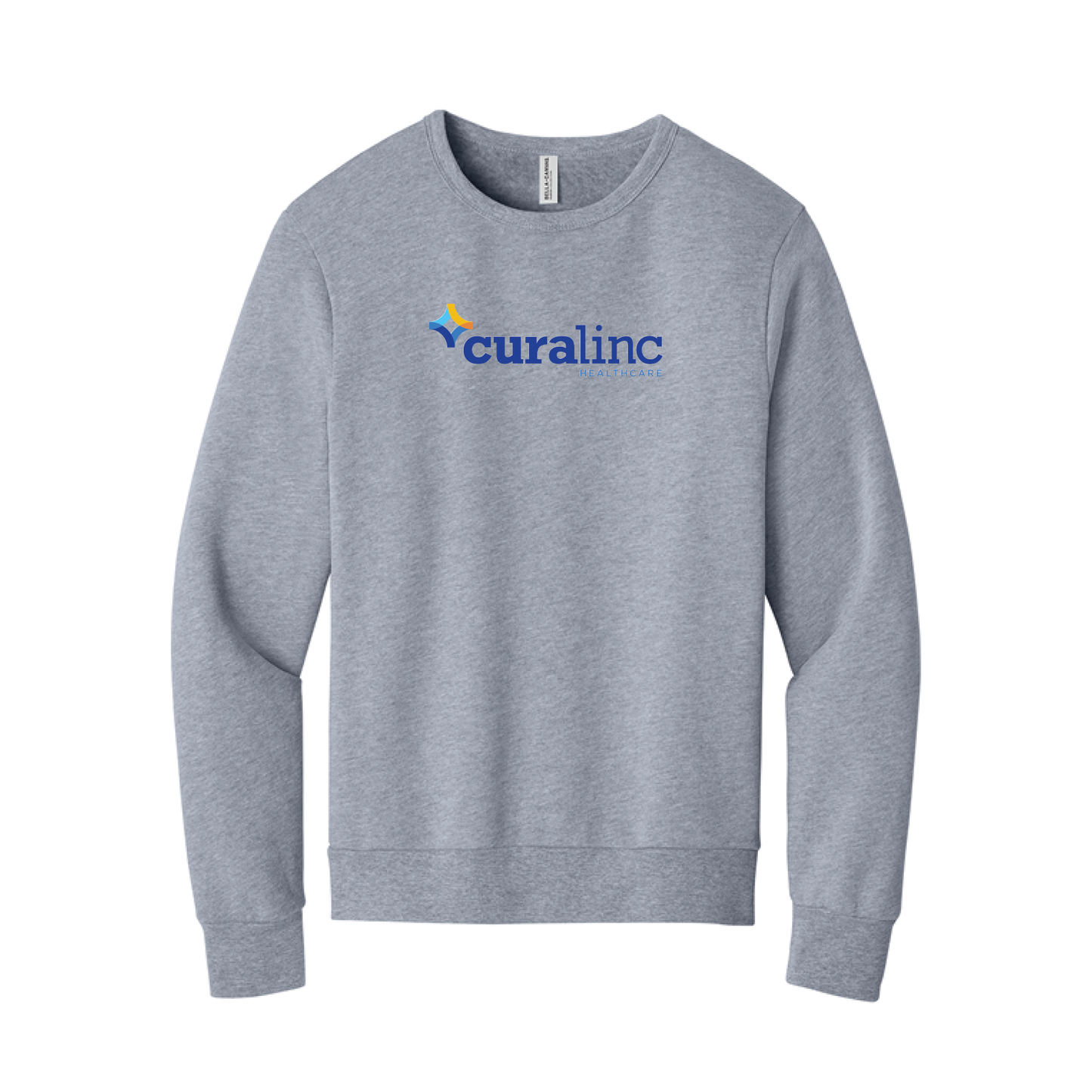 BELLA+CANVAS® Unisex Sponge Fleece Classic Crewneck Sweatshirt - Athletic Heather