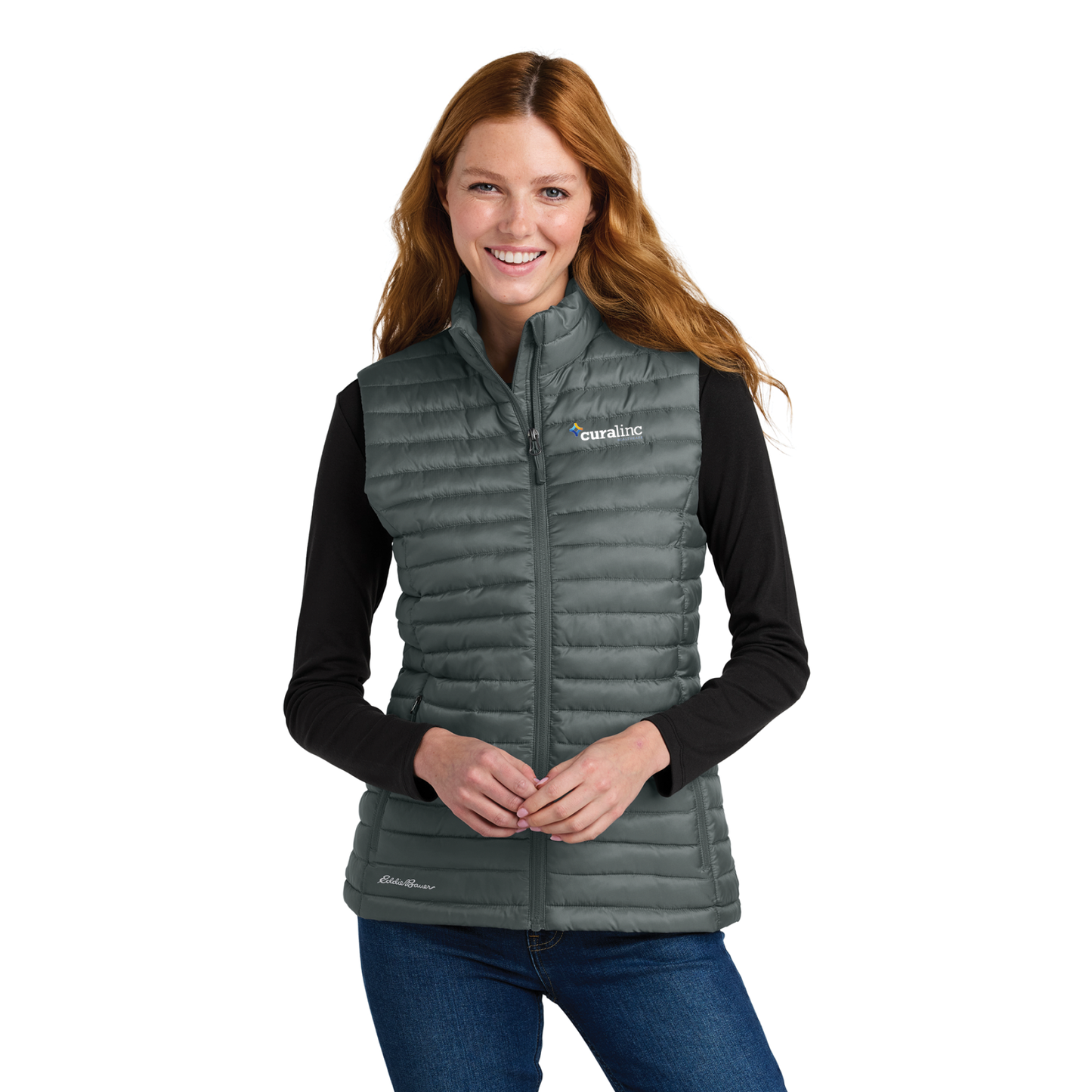 Eddie Bauer® Women’s Packable Quilted Vest - Metal Grey