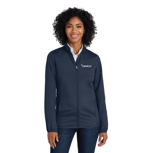 Port Authority® Ladies Zephyr Full-Zip Jacket - Navy