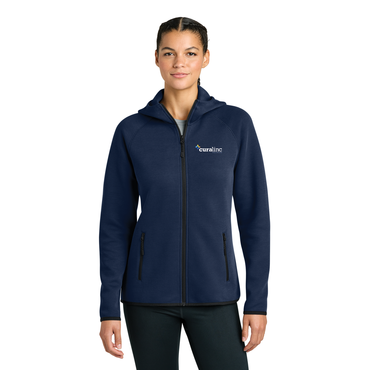 Sport-Tek® Women’s Phenom Full-Zip Hoodie - True Navy