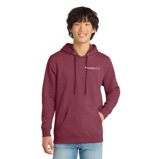 District® V.I.T.™ Fleece Hoodie (Unisex) - Heathered Cardinal