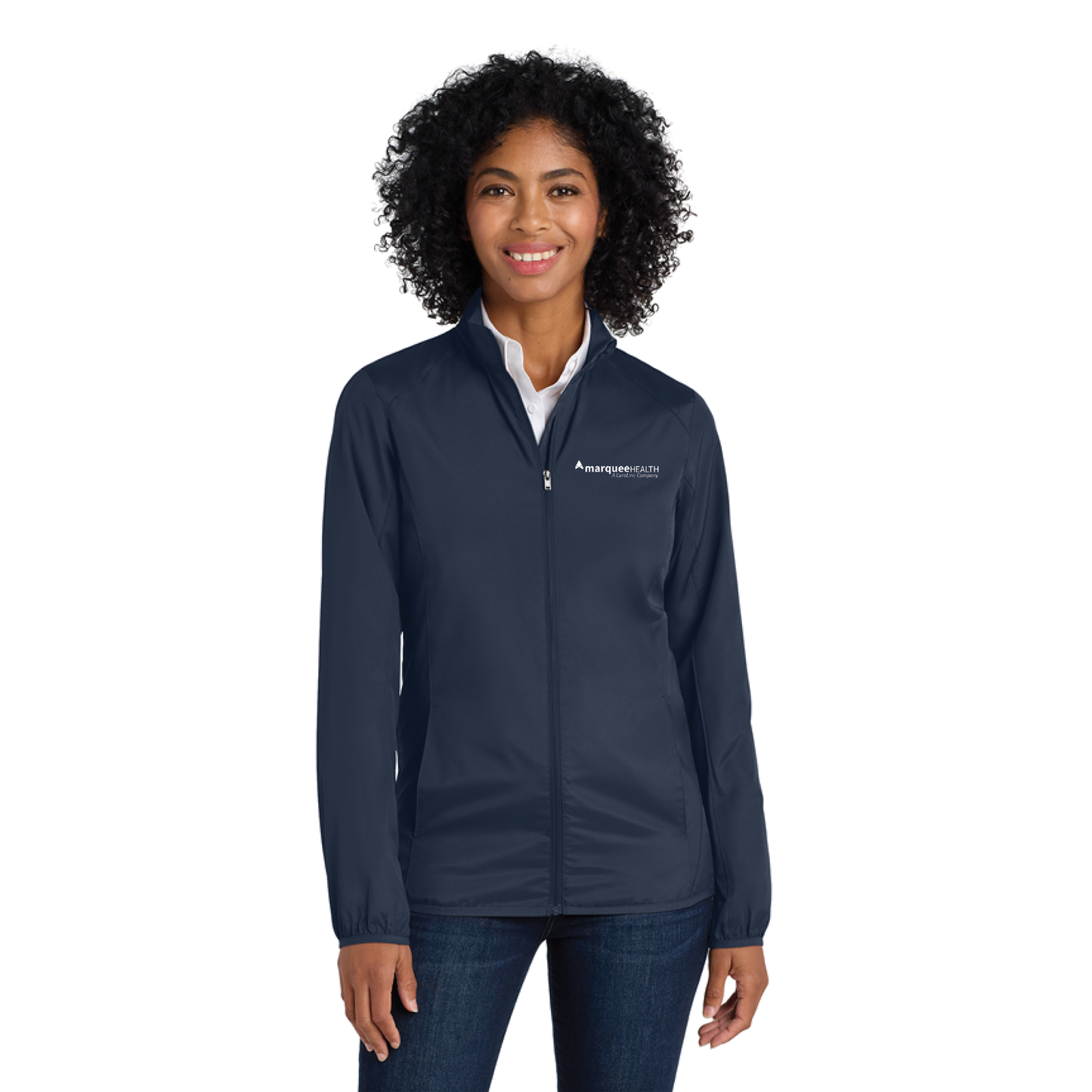 Port Authority® Ladies Zephyr Full-Zip Jacket - Navy