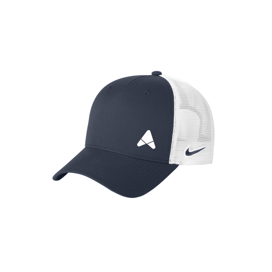 Nike Mesh Back Trucker Hat - Navy/ White